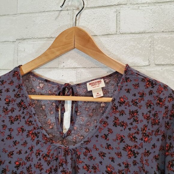 Mossimo Supply Co Floral Blouse - Picture 3 of 14